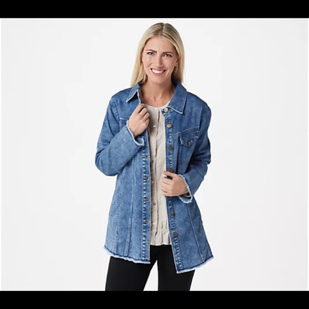 Logo denim Jacket, size 8